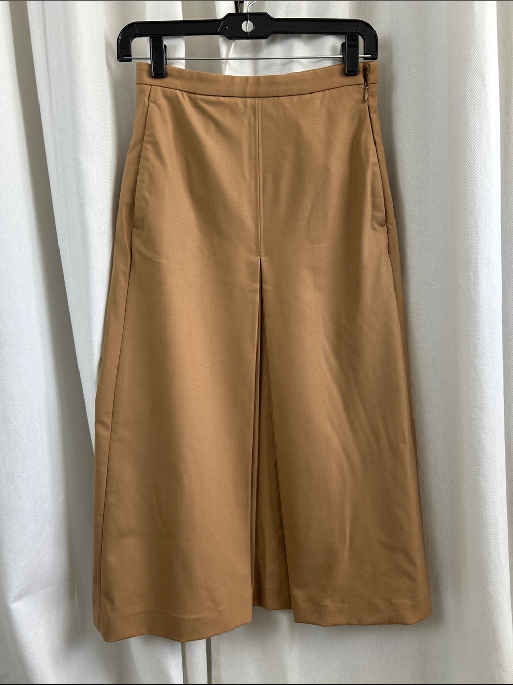 COS A-Line Skirt in Camel Tan